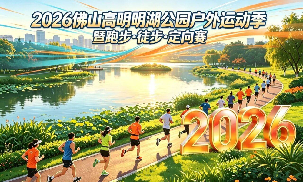 2026佛山高明明湖公园户外运动季暨跑步·徒步·定向赛