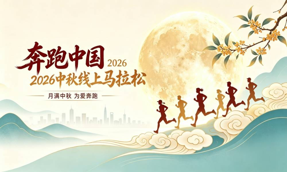“奔跑中国”2026中秋节线上马拉松
