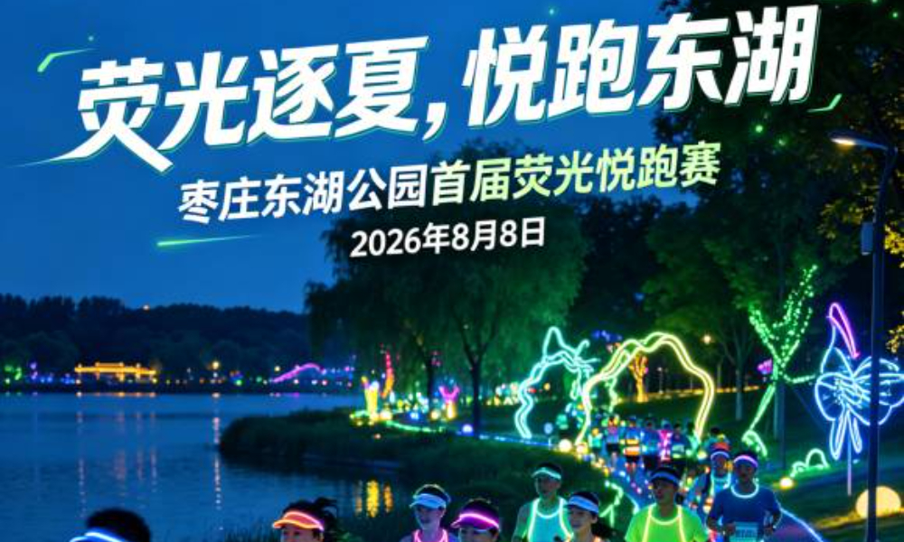 2026枣庄东湖公园首届荧光悦跑
