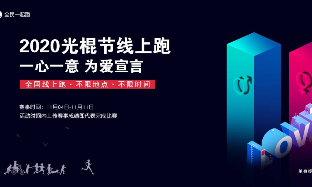 2020光棍节线上跑（全民一起跑）