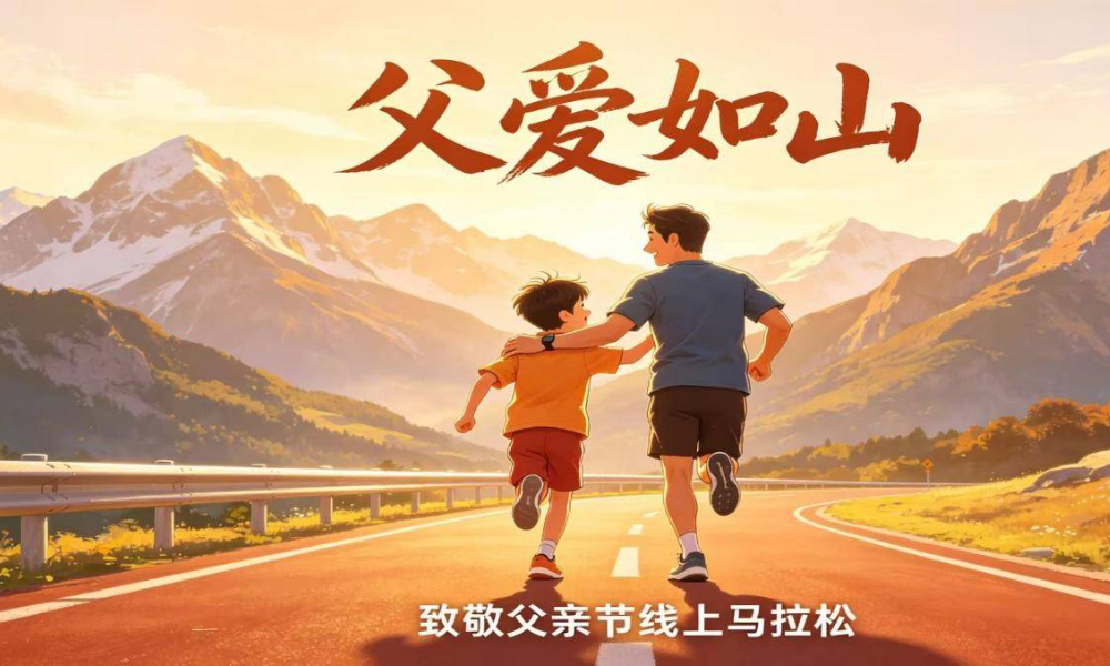 “父爱如山”致敬父亲节线上马拉松