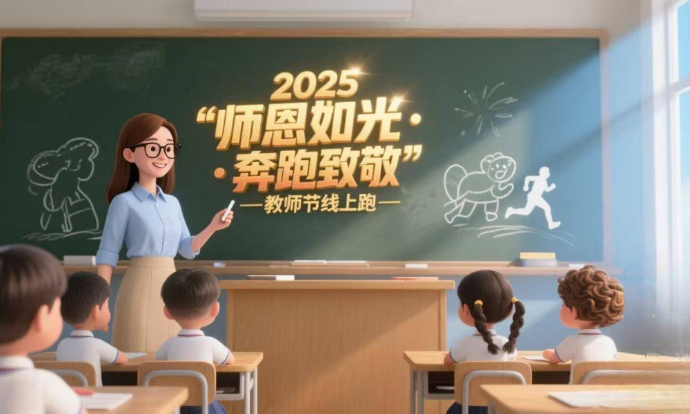 2025“师恩如光·奔跑致敬”教师节线上跑