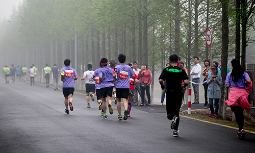 2015上海金山廊下半程马拉松