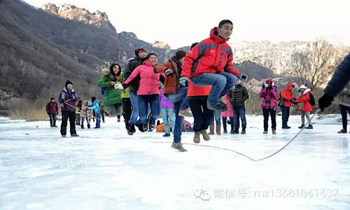 新年第一脚-白河踏冰活动