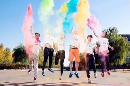桐城市首届军警民The Color Run彩色跑