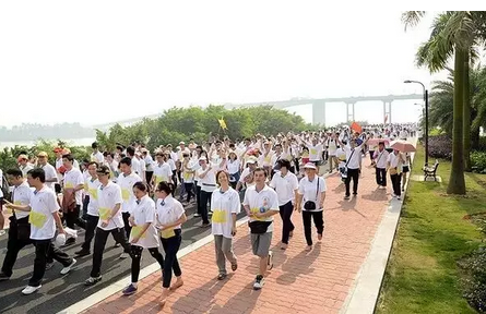 第四届中国侨都健走马拉松大赛蓬江赛场
