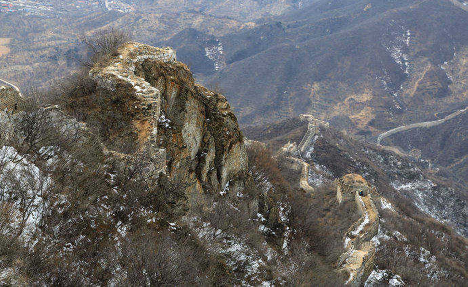 长城接龙挑战第三险，十八蹬至九宫山穿越