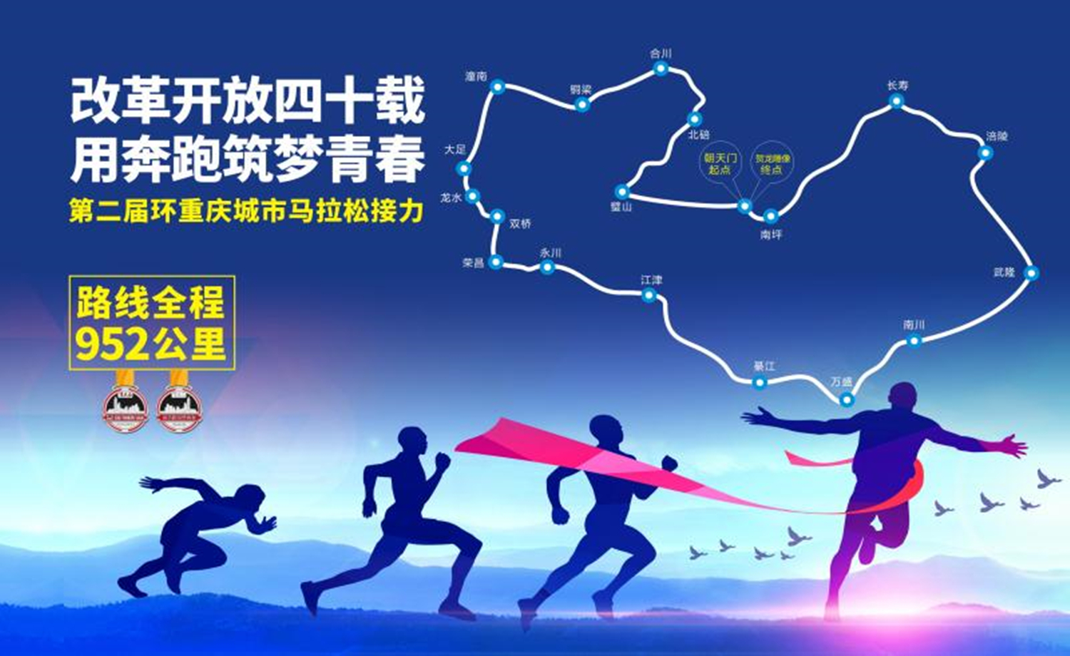 第二届环重庆城市马拉松接力公益线上跑